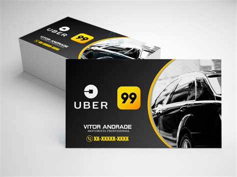 Cartão de Visita Motorista Uber 99 1000 Unidades Elo7