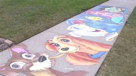 Disney Sidewalk Chalk Art By Willwillbrit On Deviantart