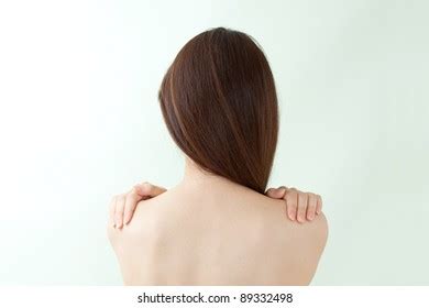 Nude Topless Woman Scratching Her Neck Stock Photo 327590963 Shutterstock