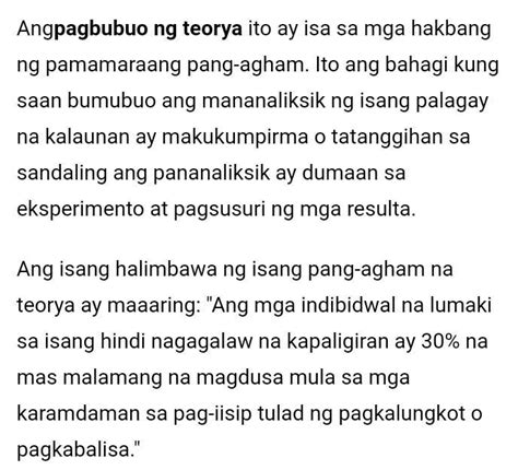 Ang Pagpapalagay O Hypothesis Ang Siyang Maaring Maganap Sa Ganitong