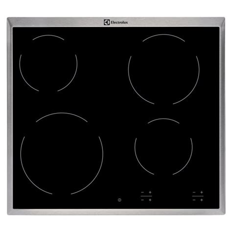 Electrolux Ehf Xk Table De Cuisson Noir Plaque Vitroc Ramique