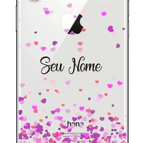 Capinha Capa Case Celular Personalizada Nome Linha 4 Elo7