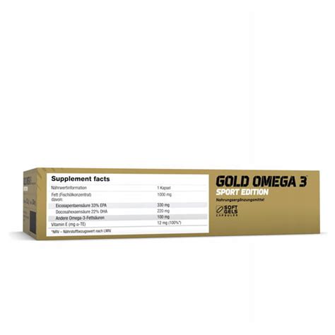Olimp Gold Omega 3 Sport Edition (120 Capsules)