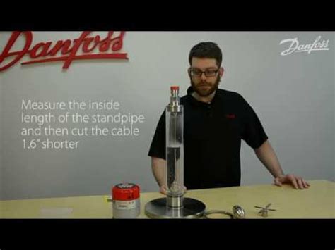 How To Install A Danfoss Aks U Liquid Level Sensor Youtube