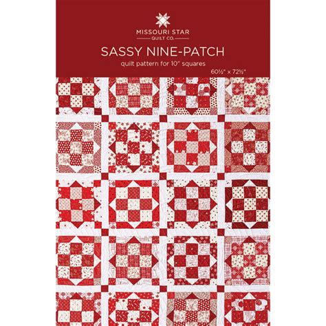 Sassy Nine Patch Quilt Pattern By Missouri Star