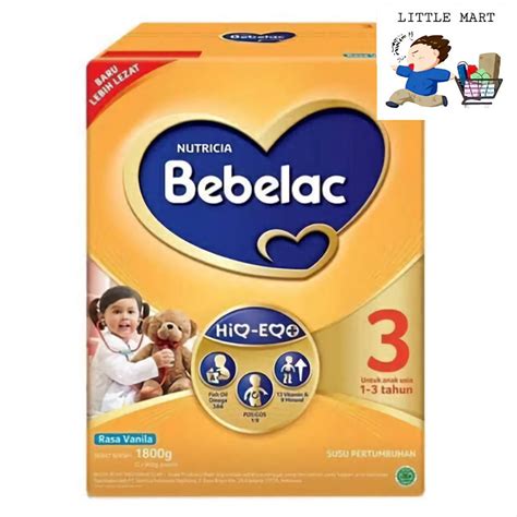 Jual Bebelac 3 Rasa Vanilla 1800 Gr Shopee Indonesia