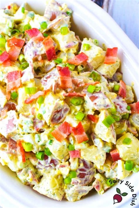 Red Skin Potato Salad With Creamy Dill Dressing Easy Side Dish