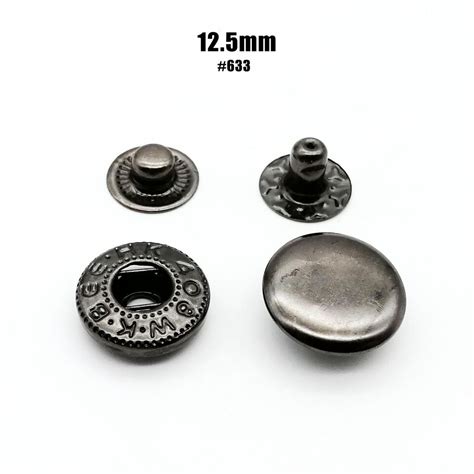 Metal Press Stud Snap Button Popper Fastener For Leather Clothes Jacket