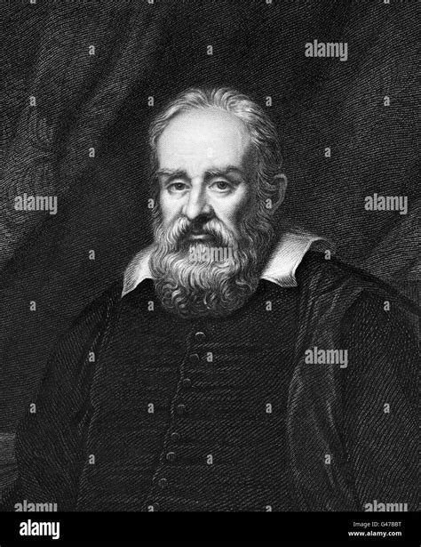 Galilieo Portrait Of Galileo Galilei 1564 1642 The Italian Stock