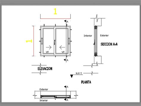 Detalles Constructivos De Puertas Y Ventanas En Autocad Hago