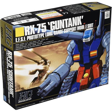 Bandai Mobile Suit Gundam High Grade Hguc Rx Guntank Model Kit Figure