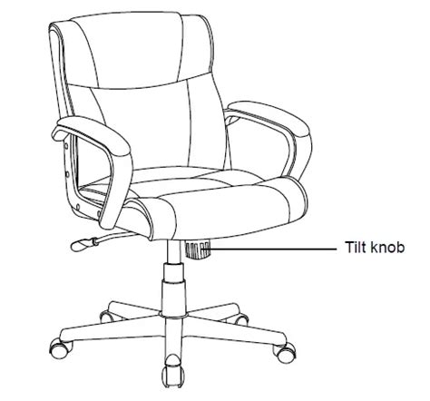 Amazon Basics B001FHPVEU Mid Back Office Chair Instruction Manual