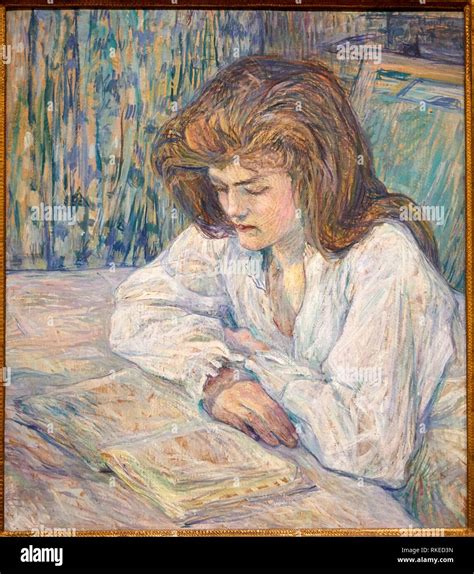 Henri De Toulouse Lautrec La Liseuse Joven La Lectura De 1889 Alicia