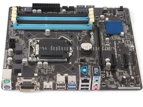 ASRock Intel H97 Motherboard H97M Anniversary LGA 1150 DDR3 HDMI USB 3. ...