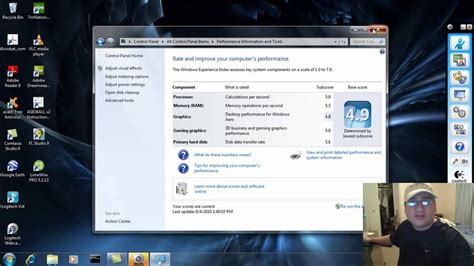 How To Check Windows 7 Performance Youtube