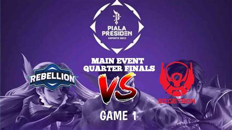 REBELLION Zion VS BIGETRON Alpha PIALA PRESIDEN ESPROTS 2022