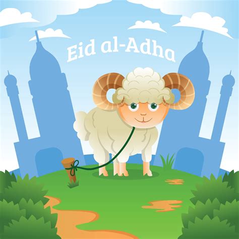 Eid Al Adha Celebration Design Vector Art At Vecteezy