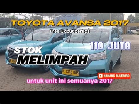 Toyota Avansa Manual Youtube