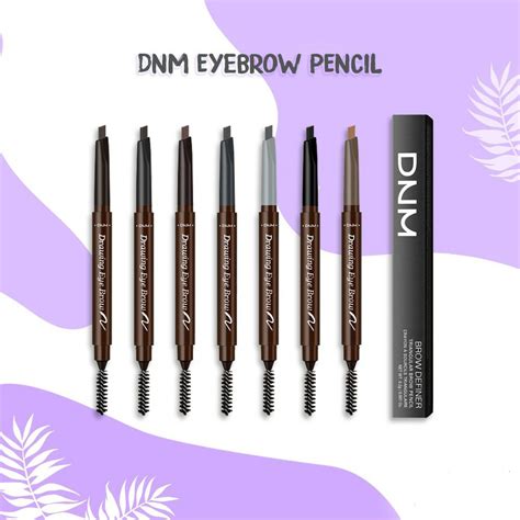 DNM Automatic Eyebrow Pensil Alis Anti Air Etude Pensil Alis Putar