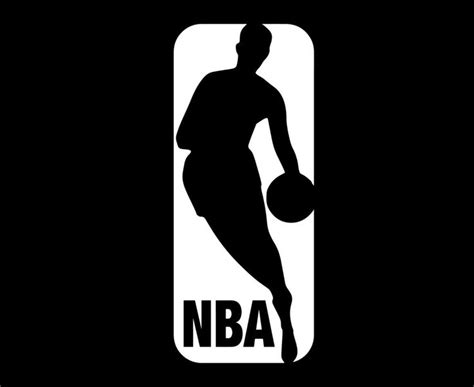 Download NBA Logo Symbol Black And White Design America basketball ...