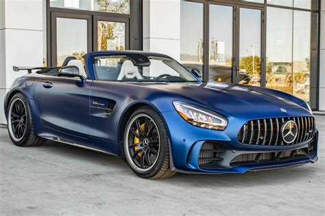 2020 Designo Brilliant Blue Magno Mercedes Benz Amg Gt R Roadster