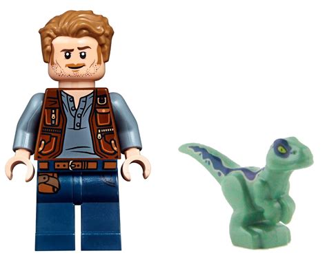 Lego® Jurassic World Minifigure Fallen Kingdom Owen Grady Blue 2017 From 10757 Ebay