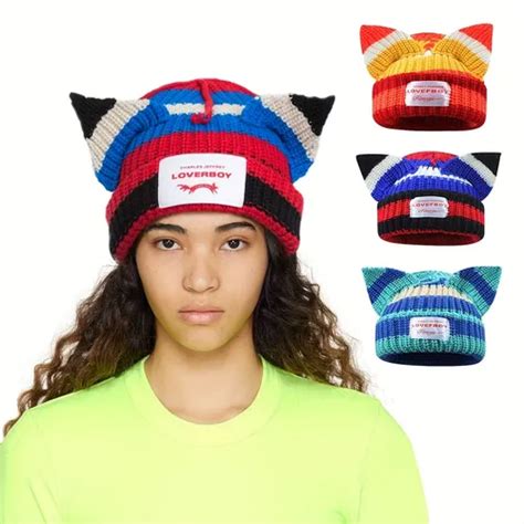 Beanie With Ears Y2k Free Returns Within 90 Days Temu