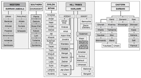 History of Pashtuns and tribals: Pashtun OR Pathan Tribes