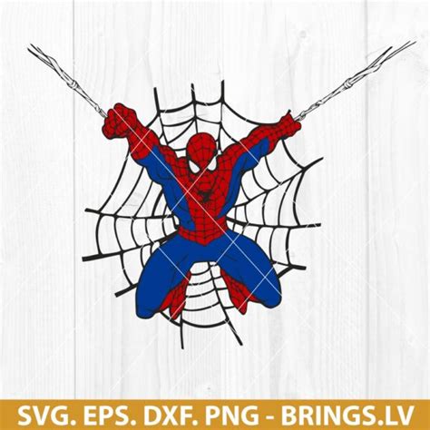 Spiderman SVG Marvel Spiderman SVG Super Hero SVG PNG DXF EPS Cut