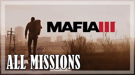 Mafia All Missions Full Game Youtube