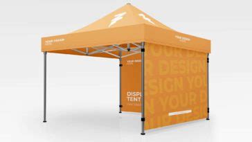 Display Tent Mockup Psfiles