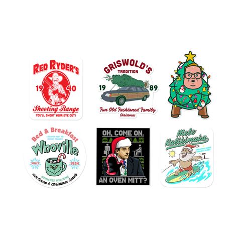 Christmas Cheer V2 Sticker Sheet The Chivery