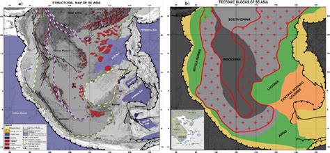 A Right Map Of SE A Formed By A Backbone Of Accreted Block In The