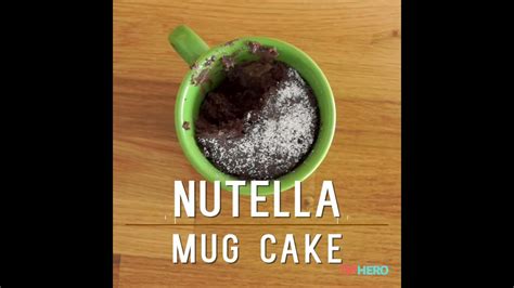 Nutella Mug Cake Youtube