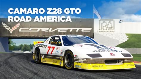 Camaro Z Imsa Gto Road America Assetto Corsa Cockpit Replay