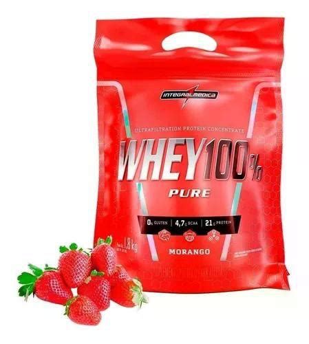 Suplemento Em Pó Integralmédica Whey 100 Pure Proteínas Em Sachê De 1