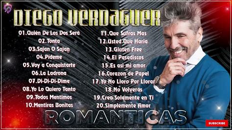 Diego Verdaguer Sus Grandes Exitos Top 20 Mejores Canciones De Diego Verdaguer Youtube