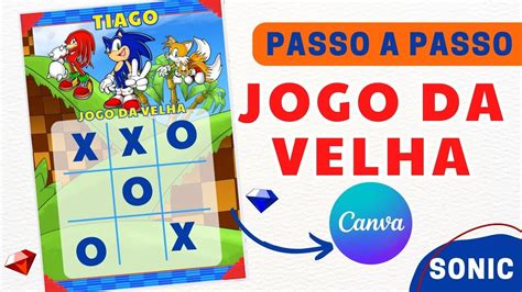 Como Fazer JOGO DA VELHA Personalizado No CANVA Jogo Da Velha Para