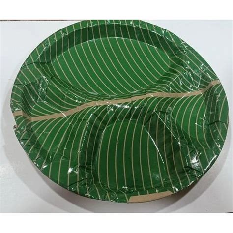 9 Inch 350 GSM Green Paper Plate At 3 50 Piece In Pune ID 27255451362