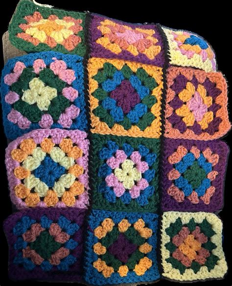 Granny Square Hot Pad Etsy