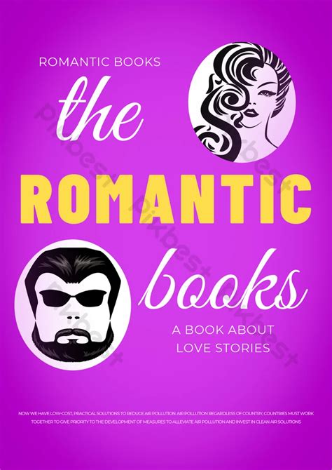 Romantic Book Purple Cover Psd Free Download Pikbest