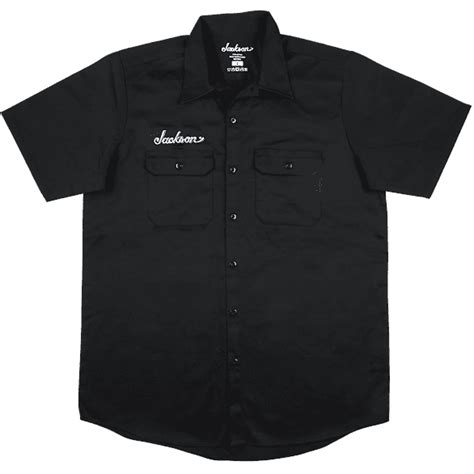 Jackson Guitar Logo Black Workshirt X Large 099 9578 706 Reverb