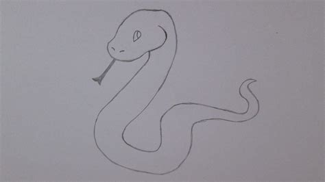 C Mo Dibujar Una Serpiente Youtube