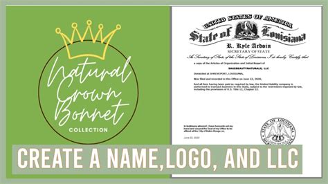 How To Create A Business Name Logo And Start Your Llc Steps To