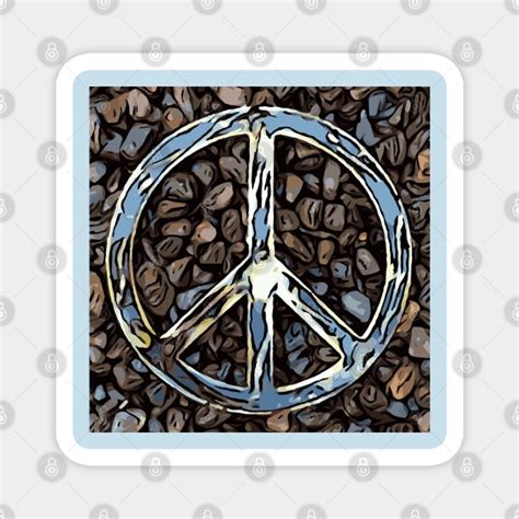 Peace Sign Peace Sign Magnet Teepublic