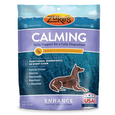 Zukes Calming Peanut Butter Formula Dog Treats Petco