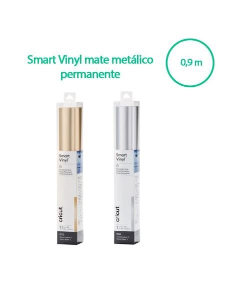 Cricut Smart Vinyl Permanente Plata Mate X Cm Online Canarias