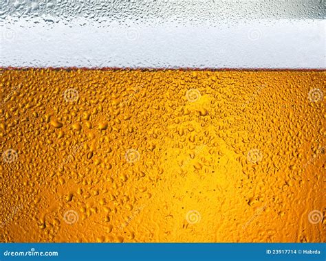 Detail Of Beer Drops On Glass Stock Photo Image Of Yummy Background