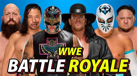 Wwe Battle Royale Sin Cara Vs Samoe Joe Vs Big Show Vs Nakamura Vs