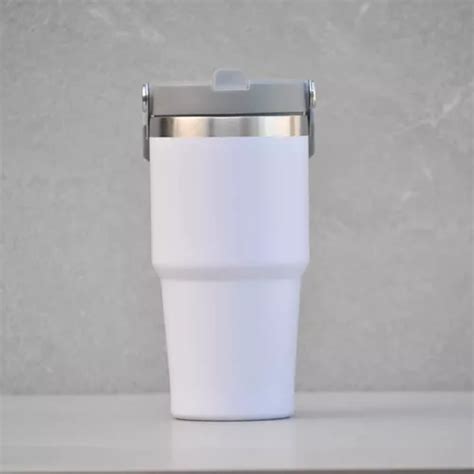 Vaso T Rmico Acero Inoxidable Con Sorbito Blanco Ml Meses Sin